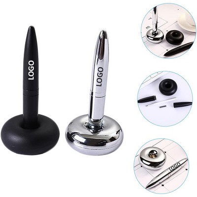 Magnetic Levitating Vertical Standing Ballpoint Pen w/Floating Base