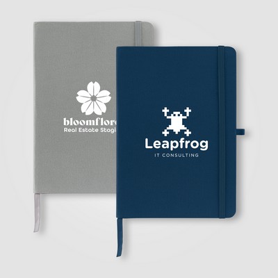 5.8'' x 8.3'' Recycled Cotton Notebook - Silkscreen