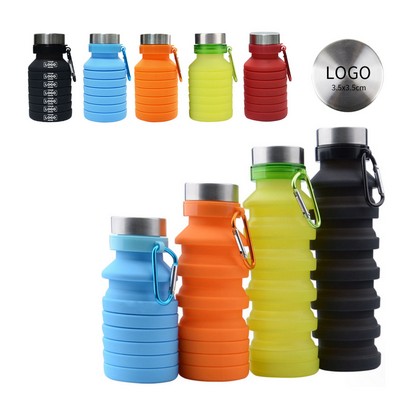 18.6 Oz. Collapsible Water Bottle