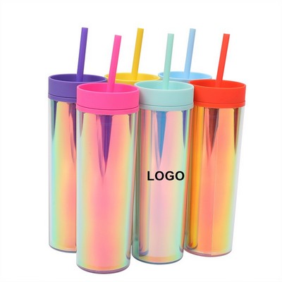 Skinny Acrylic Tumbler (8.38"x 2.83"x 2.83")