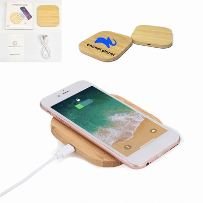 Bamboo Light Up Wireless charger