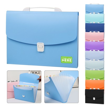 Expanding File Folder Organizer w/Handle