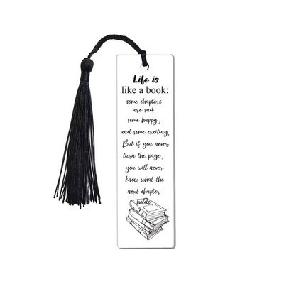 Acrylic Bookmark With Tassel