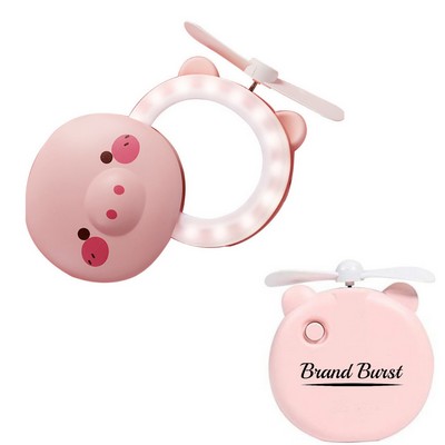 Lovely Pig Head Shape Mirror