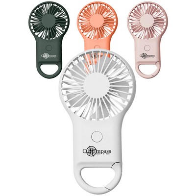 Mini Pocket Fan with Moutaineering Buckle