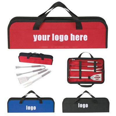 3-Piece BBQ Set In Case