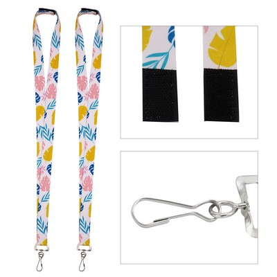 Quick Release Buckle Polyester Lanyard