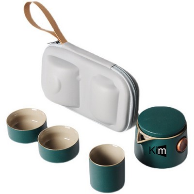 Ceramic Portable Travel Tea Set