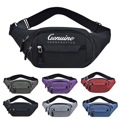 3 Zip Fanny Pack