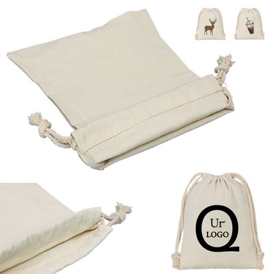 8.66 x 11.81 Inch 10Oz Canvas Drawstring Bag
