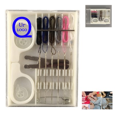 Travel Pocket Pre-Threaded Sewing Kit