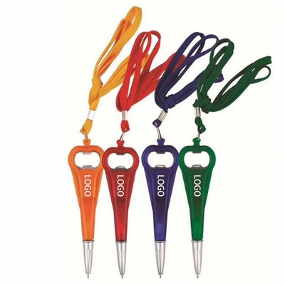 ABS Multi-Tool Lanyard with Bottle Opener & Pen
