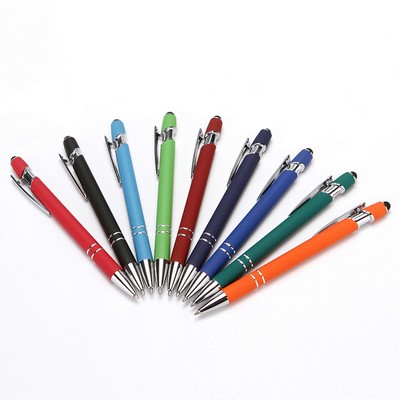Touch Metal Biro Pen with Laser Print