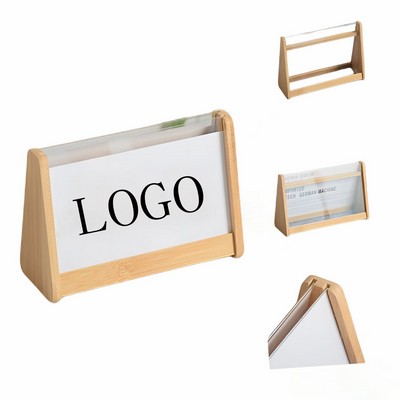Double-Sided Name Card Display Stand
