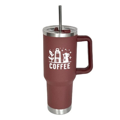 Arcticware™ 40 oz Burgundy BPA-Free Vacuum Insulated Stainless Steel Mug