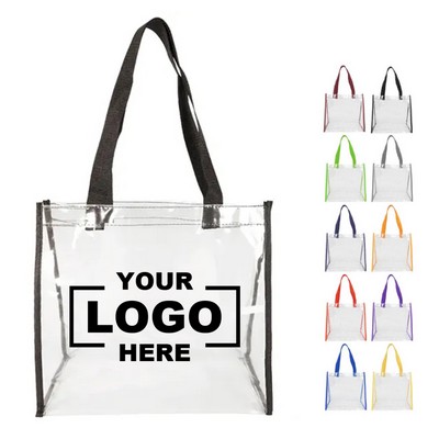 Clear Stadium Approved Tote Bag.