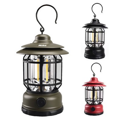 Rechargeable Camping Light with Hand-Cranked