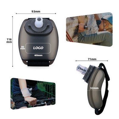 200ml Leak-Proof Wrist Water Bottle with Comfortable Strap