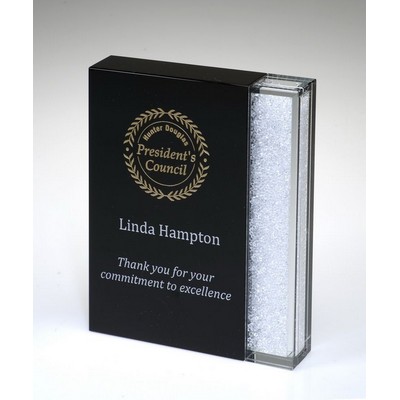 Opulence Crystal Award, 8"H