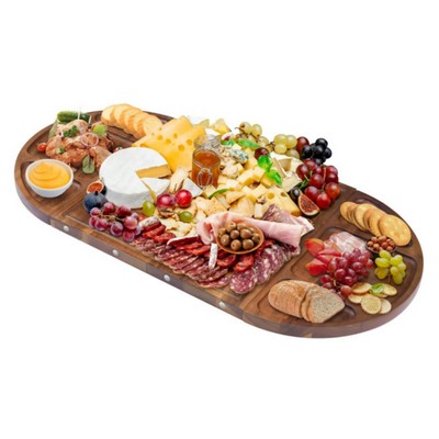 3-in-1 Magnetic Acacia Wood Charcuterie Board Set