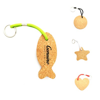 Eco-Friendly Cork Float Keychain