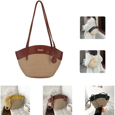 Fashion Straw Shoulder Bag