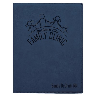 Leatherette Portfolio with Notepad