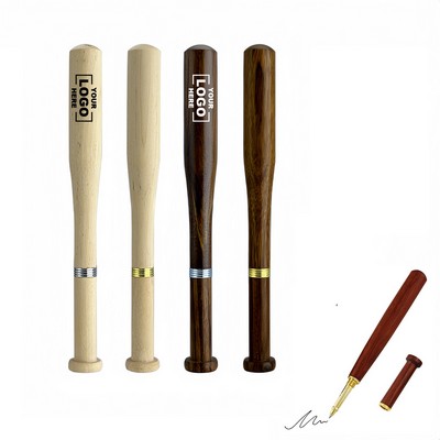 Wooden Baseball Bat Ballpoint Pen