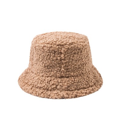 Winter Fluffy Bucket Hat