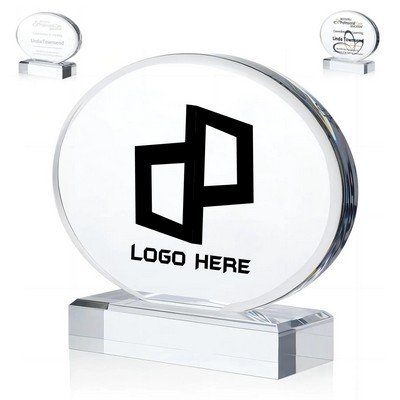Oval Acrylic Award
