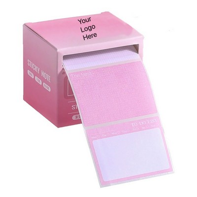 Customized Boxed Pull-Out Sticky Notes 256 Sheets
