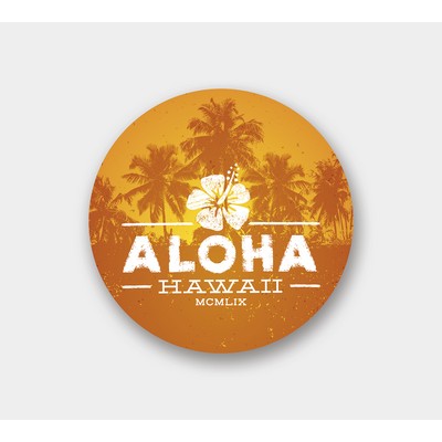 Circle - Removable Outdoor Sticker - 2" Diameter