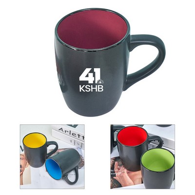 14Oz. Two Tone Ceramic Coffee Mug