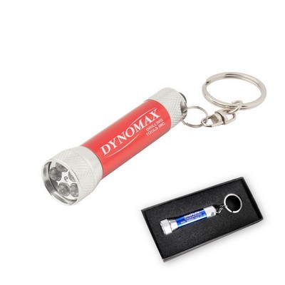 Red 5 LED Key Chain Flashlight