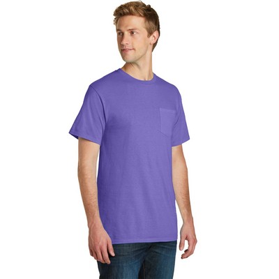 Port & Company Beach Wash Garment-Dyed Pocket Tee