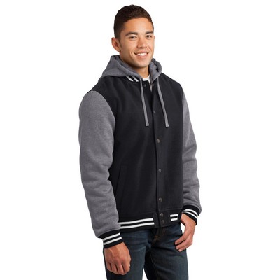 Sport-Tek Insulated Letterman Jacket.