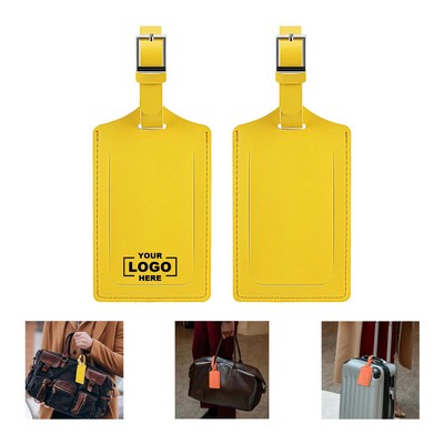 Genuine Leather Travel Bag Tag