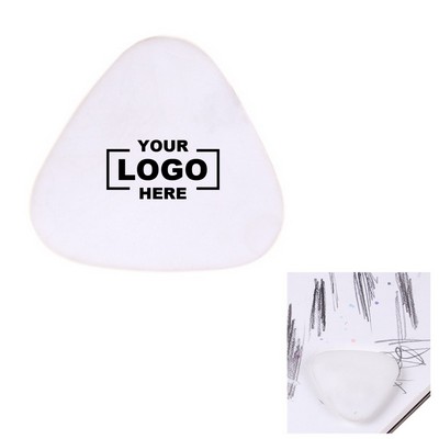 Light - boosted triangle eraser for mark removal