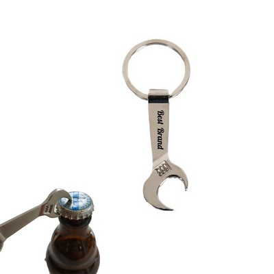 Wrench Bottle Opener Keychain