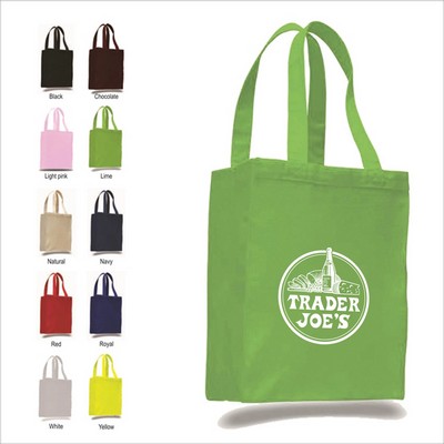 Canvas Gusset Shopping Tote Bag