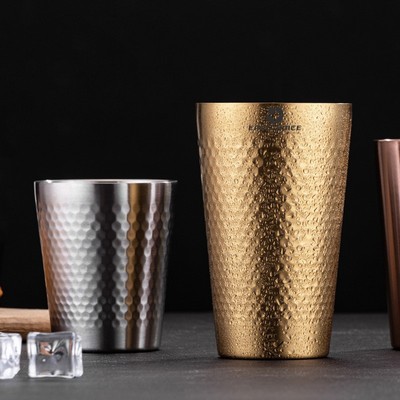 12oz Stainless Steel Hammered Mug