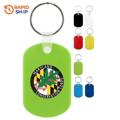 PVC Oval Key Chain