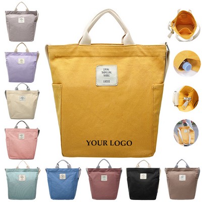 Women Casual Handbag Canvas Tote Purse Large Shoulder Bag