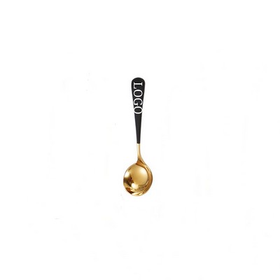 Short Handle Stainless Steel Dessert Spoon