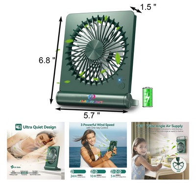 USB Powered Mini Desk Fan 2000mAh