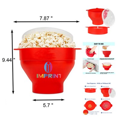 Microwave Silicone Popcorn Maker Handles