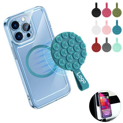 Magnetic And Suction Phone Holder
