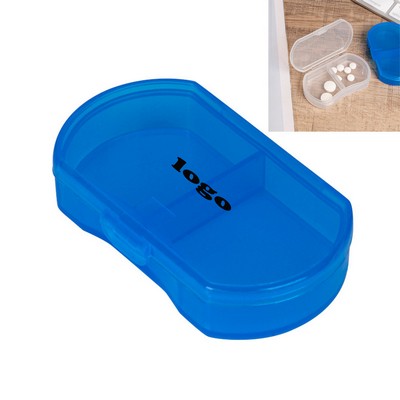Dual-Compartment Pill Box