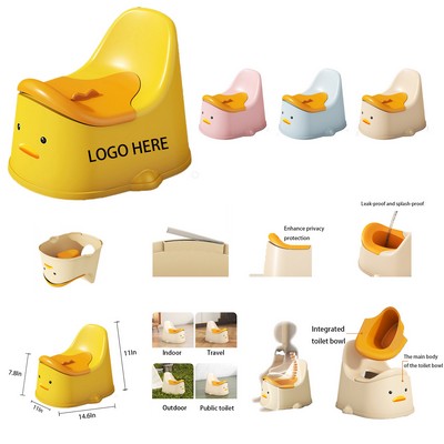 Children's Plastic Splash-Proof Toilet