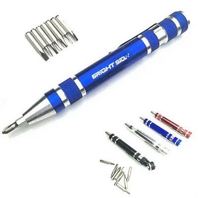 8-in-1 Magnetic Screwdriver Pen Tool